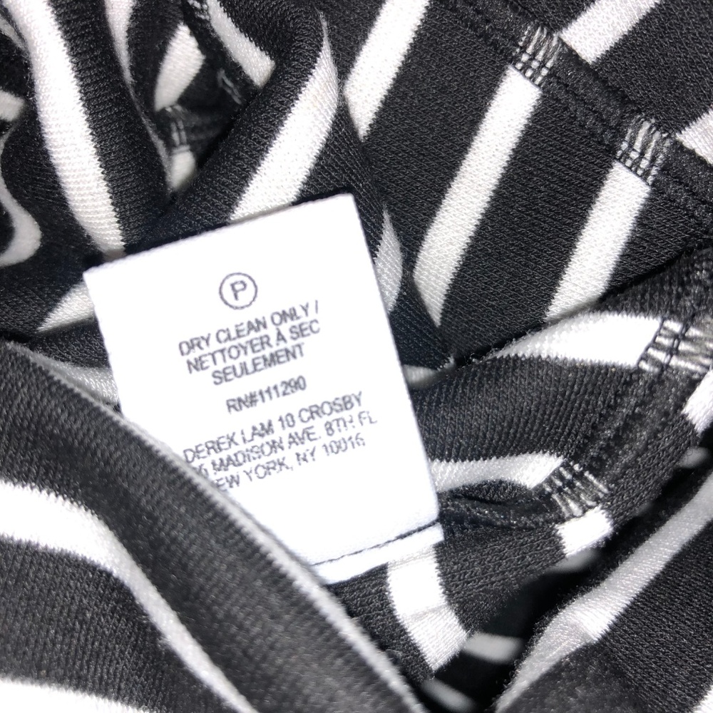 Derek Lam Striped Off-the-Shoulder Midi Dress - Picture 7 of 7